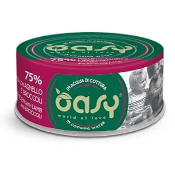 Oasy OASY More Love piščanec in jagnje z brokolijo - mokra hrana za mačke 70g