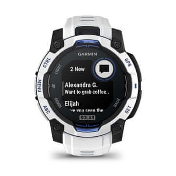 Garmin Garmin Instinct 3 Solar pametna ura, 45mm, bela