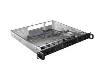 Lanberg Lanberg SC01-4201-10B strežniško ohišje Rack 1U, črno