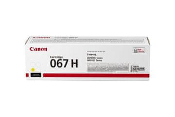 CAN Canon 067H toner, original, rumena, 2350 strani