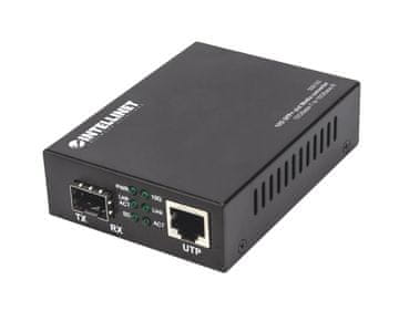 Intellinet Intellinet 10GBase-T do 10GBase-R Media Converter, 1x SFP+, 1x RJ45