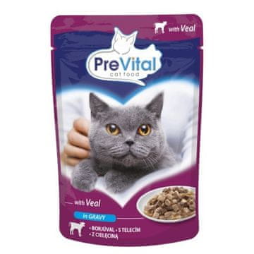 PreVital PREVITAL Juha za mačke, govedina, 100g