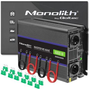 Qoltec Qoltec Monolith 6000 MS Wave pretvornik napetosti 12V/230V, 3000/6000W, USB