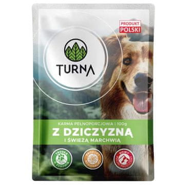 slomart TUA mokra hrana za pse z divjačino, 100 g