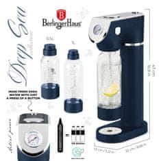 Berlingerhaus Aparat za pripravo sode SODABAR + 2 steklenici iz kolekcije Deep Sea