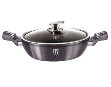 Berlingerhaus Globoka ponev s pokrovom 28 cm Carbon PRO Line