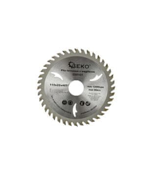 GEKO G00101 Žagin list za les 115x22x40T