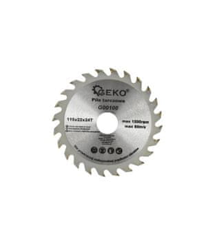 GEKO G00100 Žagin list za les 115x22x24T