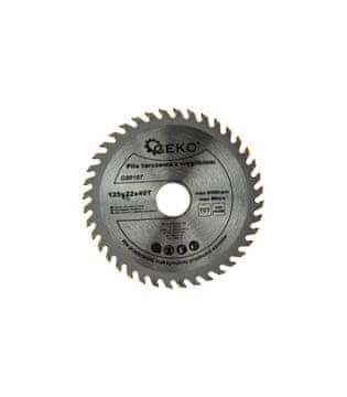 GEKO G00107 Žagin list za les 125x22x40T