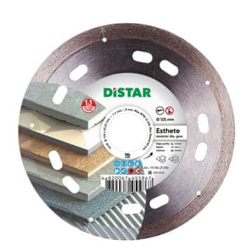 DISTAR DIjamantna rezna plošča DISTAR DIAMOND ESTHETE 125 x 1.1 x 8 x 22.23mm