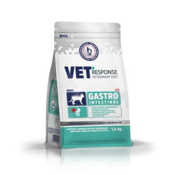 slomart VET RESPONSE suha mačja hrana Gastrointestinal - 1,6 kg, s puranom