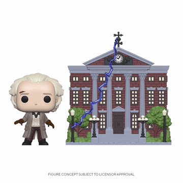 Funko POP! TOWN: BTTF- DOC W/ CLOCK TOWER