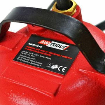 awtools AWTOOLS Potopna črpalka z mlinčkom AW40117 850W, 15000 L/h