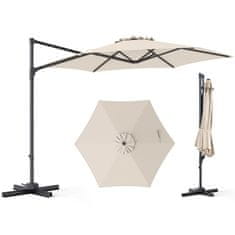 Northix 10 Ft Cantilever Patio Umbrella - 360 Vented, Beige