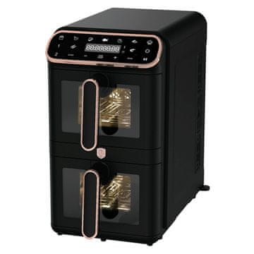 Berlingerhaus Digitalna dvojna friteza s toplim zrakom 5,5+5,5 L iz kolekcije Black Rose