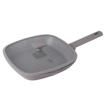 Berlingerhaus Žar s titanovim premazom in pokrovom, 28 cm, kolekcija Taupe