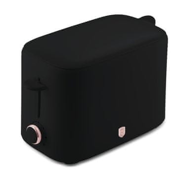 Berlingerhaus Opečevalnik kruha s pokrovom, 750 W, kolekcija Black Rose