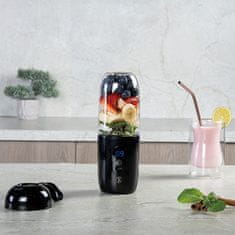 Berlingerhaus Mešalnik za smoothie z USB-polnjenjem, črn