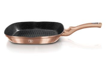 Berlingerhaus Žar s marmorno površino, premer 28 cm, Rosegold Metallic Line