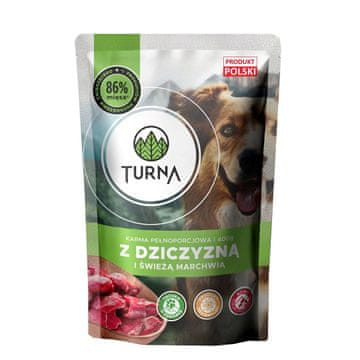 slomart Pasja hrana TUA z divjačino – mokra hrana, 400 g