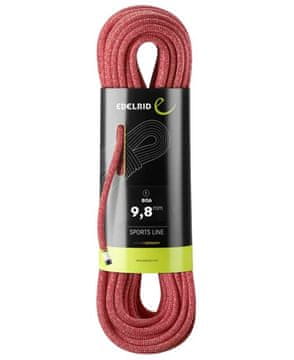 EDELRID EDELRID 710790702000 plezalna vrv 70m, rdeča