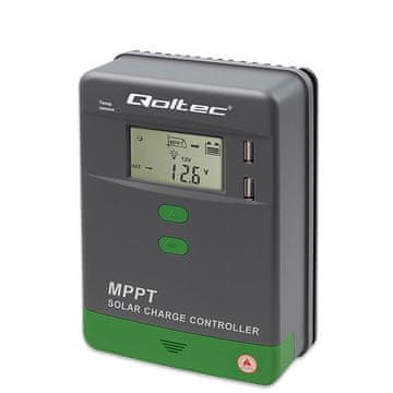 Qoltec Qoltec Solarni regulator MPPT 10A, 12V/24V, LCD, 2xUSB, Bluetooth, APP, GEL, LiFePO4