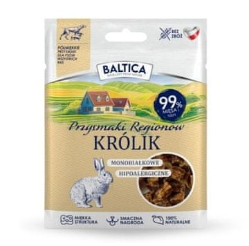 slomart Bajtkov priboljšek BALTICA Monoprotein Zajec - 30g