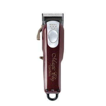 Magic Wahl Cordless Magic Clip akumulatorski strižnik las, bordo rdeč, jeklo 4 cm