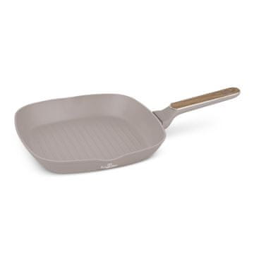 Berlingerhaus Ponev za peko na žaru s titanovim premazom, 28 cm, Taupe, Nordic Collection
