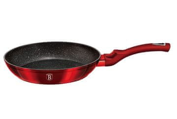 Berlingerhaus Ponev z marmorno površino, premer 30 cm, Burgundy Metallic Line