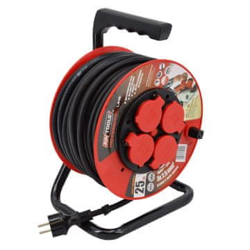 awtools AW TOOLS PROFESSIONAL kolut za podaljševalni kabel 50m 3x2.5mm 16A / 3680W / IP44