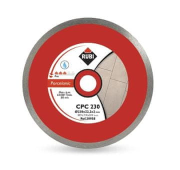 CPC RUBI CPC PRO diamantna rezalna plošča 250 x 25,4mm za porcelan