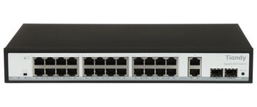 Switch TIANDY TC-P3S028 SPEC:G/2422/AT/280 mrežni PoE stikalo, 24x SFP