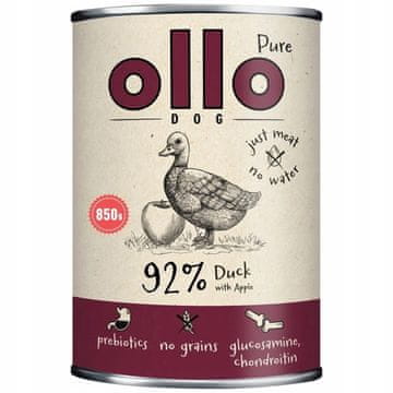 Pure OLL Pure Duck z jabolkom, mokra hrana za pse, 850g