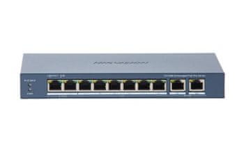 Switch Hikvision DS-3E0310HP-E(C) omrežni stikalo, 8 PoE+ vrat, 120W PoE