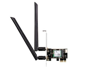 D-Link D-Link DWA-X2000 Wi-Fi 6 PCIe mrežna kartica z Bluetooth 5.0, črna