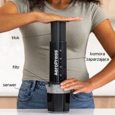 Aeropress AeroPress XL aparat za kavo, črn/prozoren