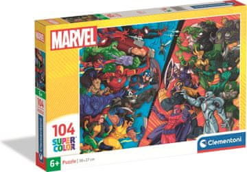 Clementoni Puzzle Marvel: Heroes vs. Villains 104 kosov