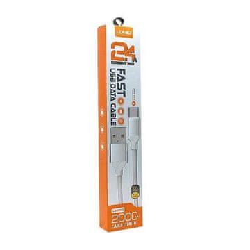 LDNIO Kabel LDNIO LS392 Lightning 2m 2,4A črno/rdeč