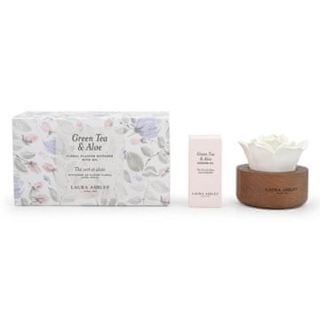 Northix Dišeči cvetlični difuzor s keramiko in lesom, 30-dnevna dišava