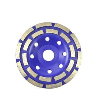 GEKO G00375 Diamantna plošča za brušenje 125mm, dvojna