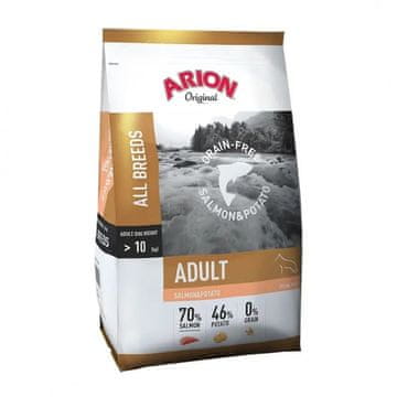 Arion ARION Original Grain Free Salmon & Potato suha hrana za pse 12kg