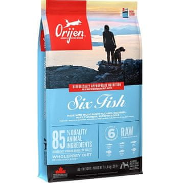 Orijen ORIJEN Six Fish suha pasja hrana 11,4 kg