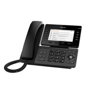 Gigaset Gigaset P825 IP PRO DECT telefon, črn
