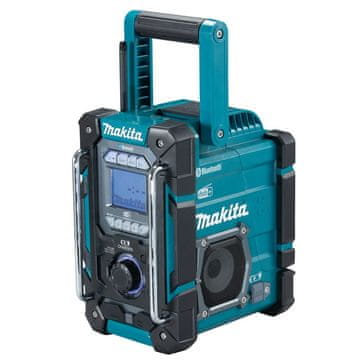 MAK Makita DMR301 prenosni digitalni radio, črna/modra, IP64