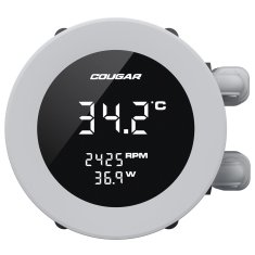 Cougar COUGAR Poseidon Vistek 240 CPU vodno hlajenje, ARGB, bela
