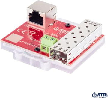 slomart AT3 xFIBER-2-60 gigabitni medijski pretvornik, Ethernet/Optika