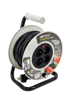 awtools AWTOOLS EXTENSION CABLE DRUM STANDARD 50m 3x1.5mm 16A/3680W