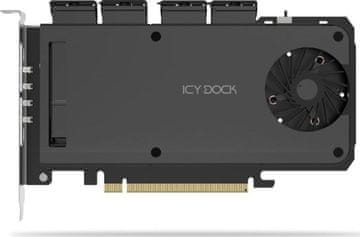 slomart Icy Dock MB308A Adapter kartica za 4 x M.2 NVMe SSD, PCIe