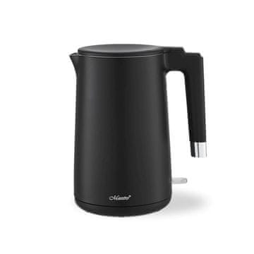 Electric Namizni kuhinjski aparat MEO, električni kuhalnik vode MR-026-BLACK, 1.7L, 1800W, črn